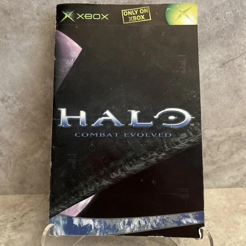 Halo Combat Evolved Microsoft XBOX Instruction Manual Only